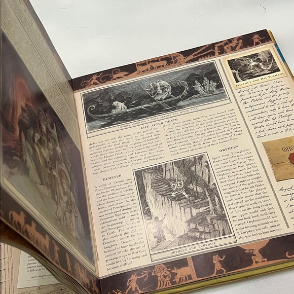 Mythology Book with Gold and Blue Accents - Picture 3 of 5
